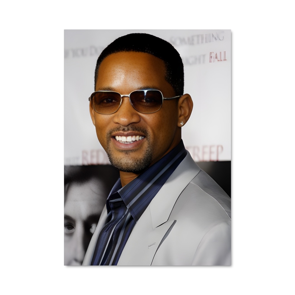 Poster Suave et Souriant